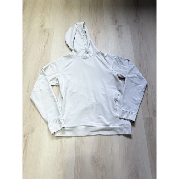 lululemon athletica Tops - Lululemon Hoodie Women's Medium Off White Pullover Sweatshirt Scuba